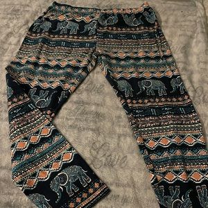 Elephant print leggings